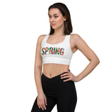 BEAUTIFUL I AM SPRING Longline Sports Bra