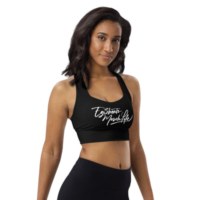 EG3BEATS MERCH LIFE Womens Longline Sports Bra