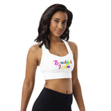 BEAUTIFUL I AM Womens Longline Sports Bra