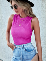 BEAUTIFUL I AM Round Neck Wide Strap Tank Shirt