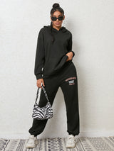 BEAUTIFUL I AM Graphic Hoodie and Sweatpants Jogggers Set