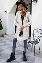 BEAUTIFUL I AM Open Front Dolman Sleeve Cardigan