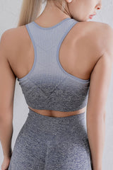 BEAUTIFUL I AM Gradient Sports Bra and Leggings Set Active Wear