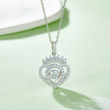 BEAUTIFUL I AM Moissanite Jewelry 925 Sterling Silver Necklace