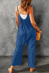 BEAUTIFUL I AM Spaghetti Strap Wide Leg Pants Jumpsuit