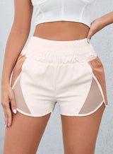 BEAUTIFUL I AM Color Block Wide Waistband Shorts