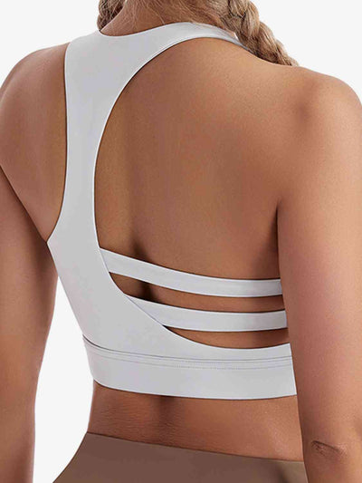 BEAUTIFUL I AM Cutout Sports Bra