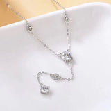 BEAUTIFUL I AM 1.5 Carat Moissanite Jewelry 925 Sterling Silver Necklace