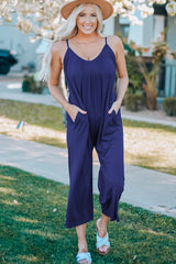 BEAUTIFUL I AM Spaghetti Strap Wide Leg Pants Jumpsuit