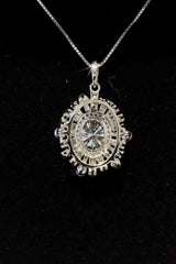 BEAUTIFUL I AM 2 Carat Moissanite Jewelry 925 Sterling Silver Necklace