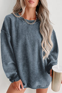 BEAUTIFUL I AM Round Neck Dropped Shoulder Sweatshirt