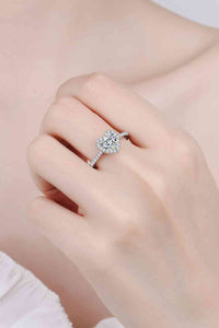 BEAUTIFUL I AM 1 Carat Moissanite Jewelry Heart-Shaped Ring