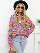 BEAUTIFUL I AM V-Neck Long Sleeve Cardigan