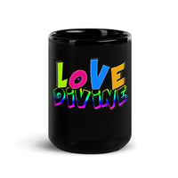 EG3BEATS LOVE DIVINE Black Glossy Mug