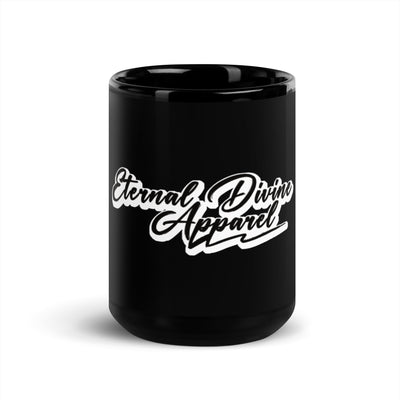 ETERNAL DIVINE APPAREL Black Glossy Mug