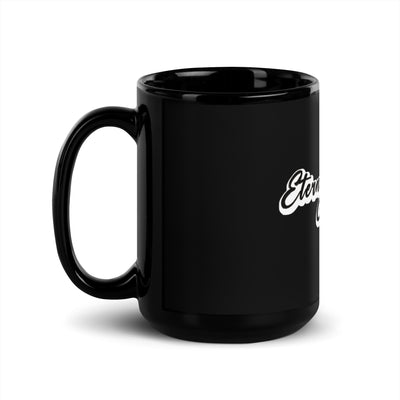 ETERNAL DIVINE APPAREL Black Glossy Mug