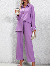 BEAUTIFUL I AM Long Sleeve Shirt and Pants Set