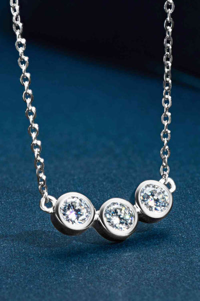 BEAUTIFUL I AM Find Your Center Moissanite Jewelry Necklace