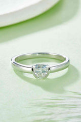 BEAUTIFUL I AM Moissanite 925 Sterling Silver Jewelry Solitaire Ring