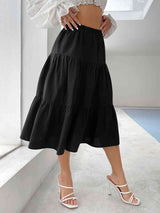 BEAUTIFUL I AM Tiered Midi Skirt Dress