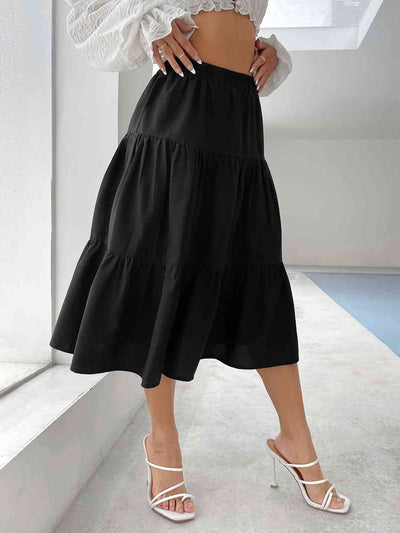 BEAUTIFUL I AM Tiered Midi Skirt Dress