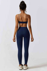 BEAUTIFUL I AM Sports Bra and Leggings Active Wear Set