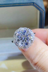 BEAUTIFUL I AM 5 Carat Moissanite Jewelry 925 Sterling Silver Ring