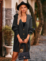 BEAUTIFUL I AM Dropped Shoulder Long Sleeve Cardigan