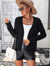 BEAUTIFUL I AM Open Front Long Sleeve Cardigan