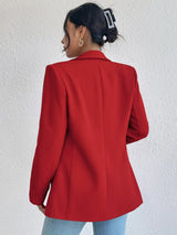 BEAUTIFUL I AM Shawl Collar Long Sleeve Blazer Jacket