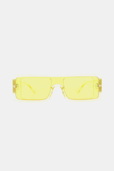 BEAUTIFUL I AM Polycarbonate Frame Rectangle Sunglasses