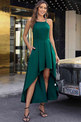 BEAUTIFUL I AM Spaghetti Strap High-Low Dress