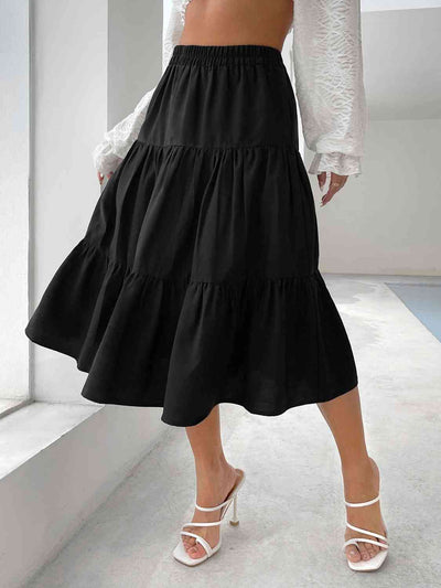 BEAUTIFUL I AM Tiered Midi Skirt Dress