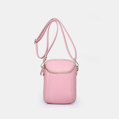 BEAUTIFUL I AM Small PU Leather Crossbody Bag