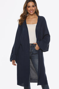 BEAUTIFUL I AM Long Sleeve Open Front Cardigan