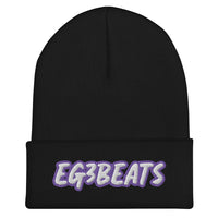 EG3BEATS PURPLE Cuffed Beanie Hat