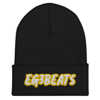 EG3BEATS GOLD Cuffed Beanie Hat