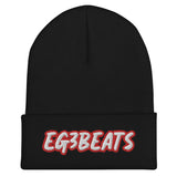 EG3BEATS RED Cuffed Beanie Hat