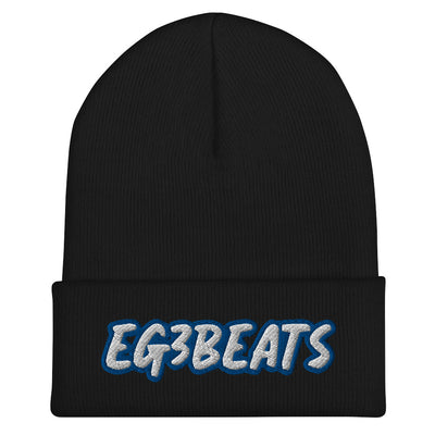 EG3BEATS BLUE Cuffed Beanie Hat