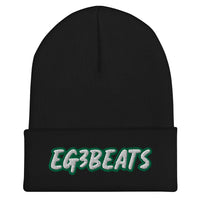 EG3BEATS GREEN Cuffed Beanie Hat