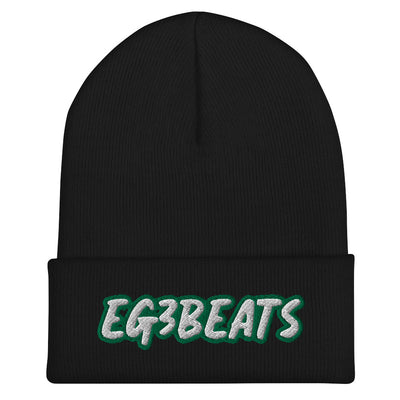 EG3BEATS GREEN Cuffed Beanie Hat