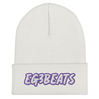 EG3BEATS PURPLE Cuffed Beanie Hat