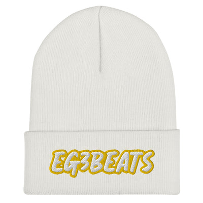 EG3BEATS GOLD Cuffed Beanie Hat