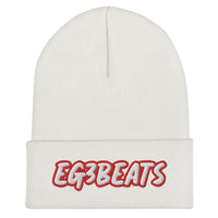 EG3BEATS RED Cuffed Beanie Hat