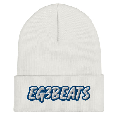 EG3BEATS BLUE Cuffed Beanie Hat