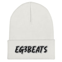 EG3BEATS BLACK Cuffed Beanie Hat