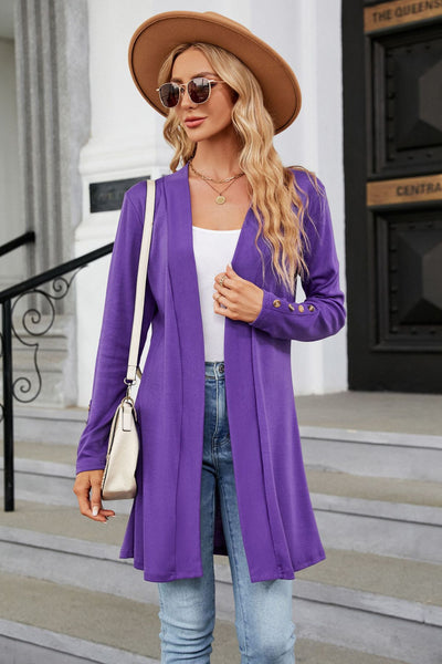 BEAUTIFUL I AM Long Sleeve Open Front Cardigan