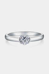 BEAUTIFUL I AM Moissanite 925 Sterling Silver Jewelry Solitaire Ring