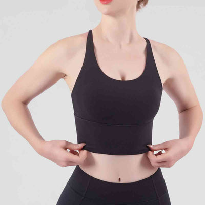 BEAUTIFUL I AM Crisscross Sports Bra