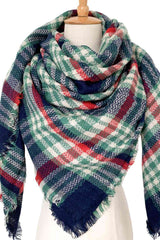 BEAUTIFUL I AM Plaid Imitation Cashmere Scarf